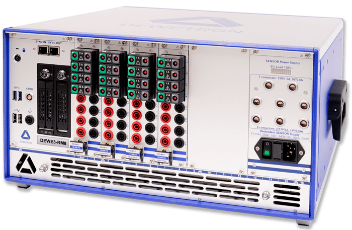 Rack-mount Power Analyzer DEWE3-PA8-RM Rack-mount Power Analyzer DEWE3-PA8-RM