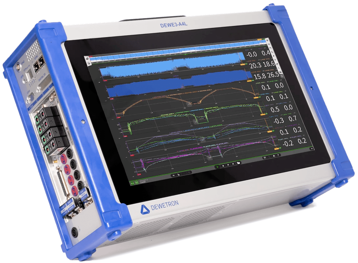 Portable DAQ system DEWE3-A4L